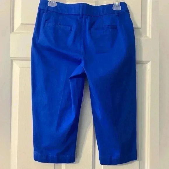 St John’s Bay Capris Pants Blue with some stretch 98% Cotton 2% Spandex Size‎ 4P - Picture 5 of 12
